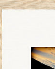 Cosmic Reflections Framed print 30x40 cm / 12x16″ Wood frame corner detail