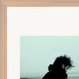 Misty Mind Framed print 30x40 cm / 12x16″ Wood frame corner detail