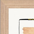 Kiss My Ass Framed print 30x40 cm / 12x16″ Wood frame corner detail