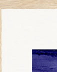 The Unwritten Path Framed print 30x40 cm / 12x16″ Wood frame corner detail