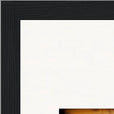 Cosmic Reflections Framed print 30x45 cm / 12x18″ Black frame corner detail