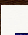 The Unwritten Path Framed print 30x45 cm / 12x18″ Dark wood frame corner detail