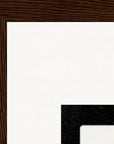 Little Secret Framed print 30x45 cm / 12x18″ Dark wood frame corner detail