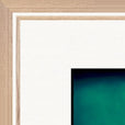 Dancing Cowboy Framed print 30x45 cm / 12x18″ Wood frame corner detail