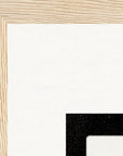 Little Secret Framed print 30x45 cm / 12x18″ Wood frame corner detail