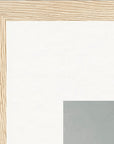 Everyday Hero Framed print 30x45 cm / 12x18″ Wood frame corner detail