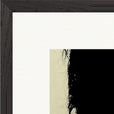 Shadow of Self Framed print 40x40 cm / 16x16″ Black frame corner detail