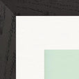 Lacey Leg Framed print 40x40 cm / 16x16″ Black frame corner detail
