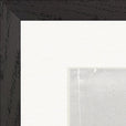 The Space We Share Framed print 40x40 cm / 16x16″ Black frame corner detail