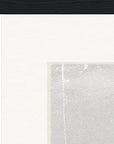 The Space We Share Framed print 40x40 cm / 16x16″ Black frame corner detail