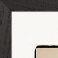 Hat On Framed print 40x40 cm / 16x16″ Black frame corner detail