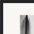 Synch'd Hands Framed print 40x40 cm / 16x16″ Black frame corner detail