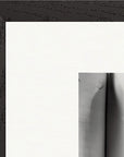 Synch'd Hands Framed print 40x40 cm / 16x16″ Black frame corner detail
