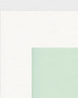 Lacey Leg Framed print 40x40 cm / 16x16″ White frame corner detail