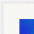 Nocturne Velvet Framed print 40x40 cm / 16x16″ White frame corner detail