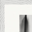 Synch'd Hands Framed print 40x40 cm / 16x16″ White frame corner detail
