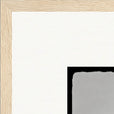 Circle of Life Framed print 40x40 cm / 16x16″ Wood frame corner detail