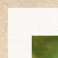 Emerald Storms Framed print 40x40 cm / 16x16″ Wood frame corner detail