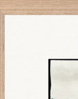 Ready to Fly Framed print 40x40 cm / 16x16″ Wood frame corner detail