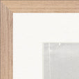 The Space We Share Framed print 40x40 cm / 16x16″ Wood frame corner detail