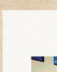 Wash It Framed print 40x40 cm / 16x16″ Wood frame corner detail