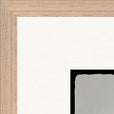 Circle of Life Framed print 40x40 cm / 16x16″ Wood frame corner detail