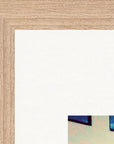 Wash It Framed print 40x40 cm / 16x16″ Wood frame corner detail