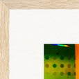 In the Eye Framed print 40x40 cm / 16x16″ Wood frame corner detail