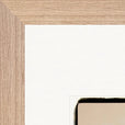 Hat On Framed print 40x40 cm / 16x16″ Wood frame corner detail