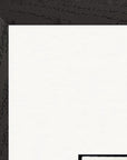 Ready to Fly Framed print 40x50 cm / 16x20″ Black frame corner detail
