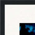 Bubbles and Sky Sticks Framed print 40x50 cm / 16x20″ Black frame corner detail