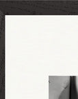Synch'd Hands Framed print 40x50 cm / 16x20″ Black frame corner detail