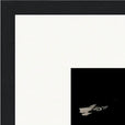 Vibe of Life Framed print 40x50 cm / 16x20″ Black frame corner detail