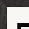 Little Secret Framed print 40x50 cm / 16x20″ Black frame corner detail