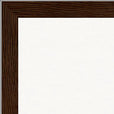 Chromatic Kiss Framed print 40x50 cm / 16x20″ Dark wood frame corner detail