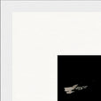Vibe of Life Framed print 40x50 cm / 16x20″ White frame corner detail
