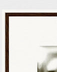 Cuba Girl Framed print 40x50 cm / 16x20″ White frame corner detail
