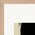 Shadow of Self Framed print 40x50 cm / 16x20″ Wood frame corner detail