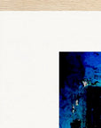 Web of Colours Framed print 40x50 cm / 16x20″ Wood frame corner detail