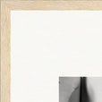 Synch'd Hands Framed print 40x50 cm / 16x20″ Wood frame corner detail