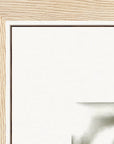 Cuba Girl Framed print 40x50 cm / 16x20″ Wood frame corner detail