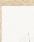 The Urban Matrix Framed print 40x50 cm / 16x20″ Wood frame corner detail