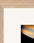 Cosmic Reflections Framed print 40x50 cm / 16x20″ Wood frame corner detail