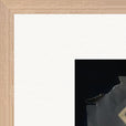 Never too Late Framed print 40x50 cm / 16x20″ Wood frame corner detail