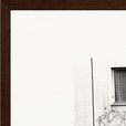 The Urban Matrix Framed print 40x60 cm / 16x24″ Dark wood frame corner detail