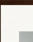 Everyday Hero Framed print 40x60 cm / 16x24″ Dark wood frame corner detail