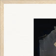 Never too Late Framed print 40x60 cm / 16x24″ Wood frame corner detail