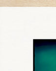 Dancing Cowboy Framed print 40x60 cm / 16x24″ Wood frame corner detail