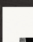 This is Where He Stood Framed print A2 (42 x 59.4 cm) Black frame corner detail