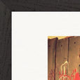 Blast Off Framed print A2 (42 x 59.4 cm) Black frame corner detail